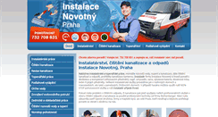 Desktop Screenshot of instalacenovotny.cz